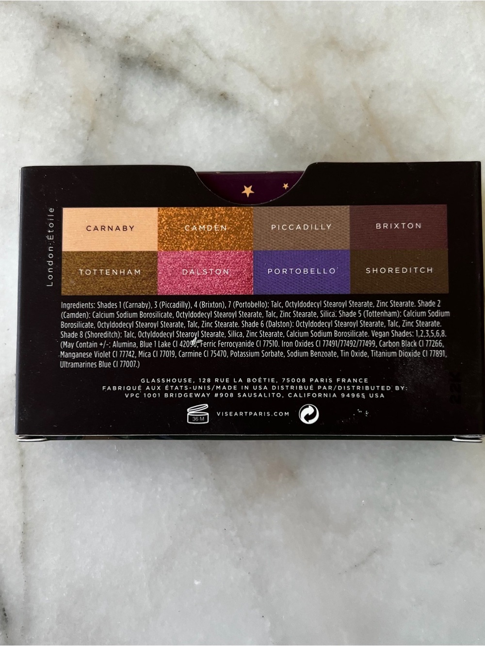 Viseart London Étoile Eyeshadow Palette - Picture 2 of 6